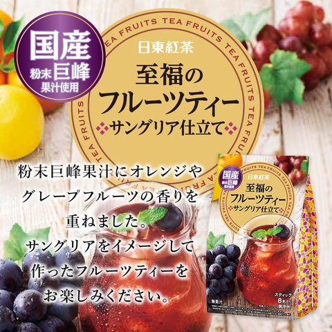 三井农林 日东红茶 至福水果茶桑格利亚制作 8瓶×3个