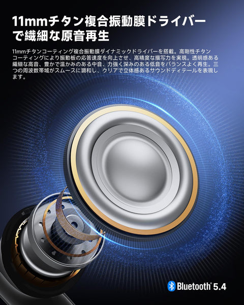 【VGP 2025 SUMMER 金奖】EarFun Air Pro 4i 无线耳机 Bluetooth 5.4/50dB自适应式 混合ANC/高分辨率 支持LDAC / 3D声音/ 11mm钛复合振动膜驱动器 / 40小时连续播放 【6麦克风AI 通话/PSE认证】无线充电(黑色)