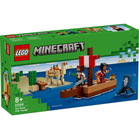 レゴ(LEGO) マインクラフト 海賊船の旅 おもちゃ 玩具 誕生日 プレゼント ブロック 男の子 女の子 子供 8歳 9歳 10歳 小学生 マイクラ Minecraft グッズ ゲーム 21259