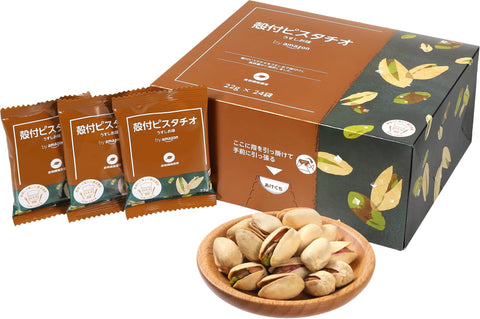 by Amazon 殻付ピスタチオ うすしお味 24P 個包装 22グラム