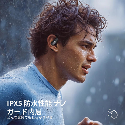 [2025년 최신 버전![오픈 이어 이어폰] UGREEN HiTune S7 블루투스 6.0 무선 오픈 이어 이어폰 [18mm 티타늄 드라이버/총 28시간 재생/4 마이크 뉴칸 기술/IPX5 방수] 하이파이 음질, DNN Neucan, 동시 연결, 앱 맞춤 작동, 고속 충전 호환, IMAX 클래스 베이스 경험, 소음 누수 억제, 귀를 막지 않음, 블랙