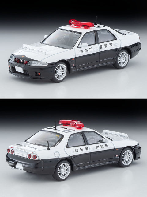 Geocore 64 1/64# Car Snap 16a Police ABS PVC Doll & Accessories (Painted and Partially Assembled) + Diecast Mini Car Set 321590