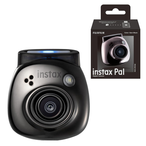 富士フイルム(FUJIFILM) 手のひらサイズカメラ チェキ INSTAX Pal ジェムブラック 広角レンズ マルチフォーマット INS PAL BLACK