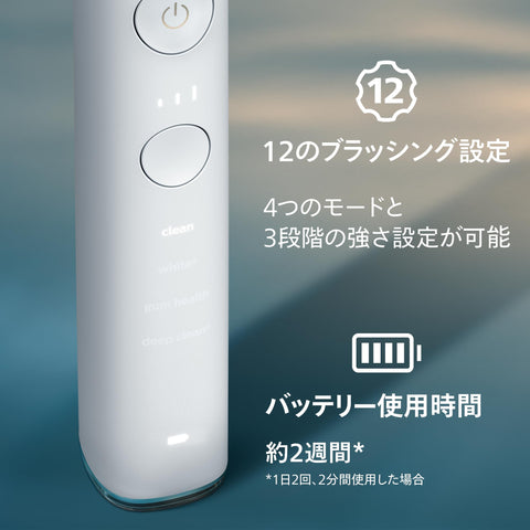 フィリップス 電動歯ブラシ ソニッケアー ダイヤモンドクリーン9000 (携帯用トラベルケース付き) HX9911/71 ホワイト 【Amazon.co.jp限定】