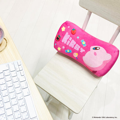 MORIPiLO 4621542 Kirby Memory Foam Pillow, 6.3 x 13.0 x 3.1 inches (16 x 33 x 8 cm), Lumbar, Backrest, Support, Plush Pillow, Character, Goods, Suikomi, Pink