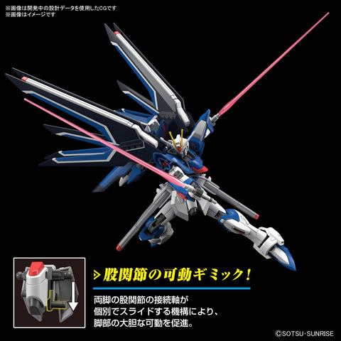 HG 機動戦士ガンダムSEED FREEDOM ライジングフリーダムガンダム 1/144スケール 色分け済みプラモデル