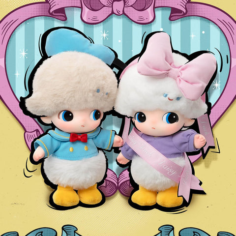 POP MART DIMOO WORLD x DISNEY Series Plush Key Chain, 1 Piece, Popmart Plush Toy Toy (1 Piece), Blind Box, Figure, Plastic Model, Premium Toy, PVC, Soft Vinyl, Original Character, Birthday Gift