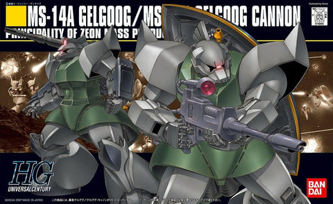 BANDAI SPIRITS HGUC 機動戰士高達 量產型 Gergg Cannon 1/144比例 已分色塑膠模型