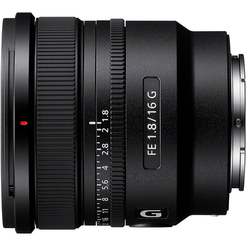 Sony SEL16F18G Wide Angle Monofocal Lens Full Size FE 16mm F1.8G G Lens for Digital SLR Camera α [E-Mount] Genuine Lens