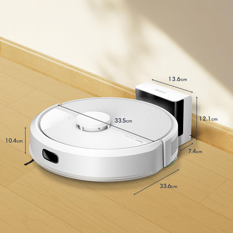 ルンバ（Roomba） 105 Combo ロボット (ロボット掃除機) アイロボット（iRobot）【水拭き/両用/LiDARナビゲーション/パワーリフト吸引/スマートスクラブ対応/マッピング 掃除経路確認/アプリ操作/落下防止/Amazon.co.jp購入時12ヶ月保証/Y311260】ホワイト