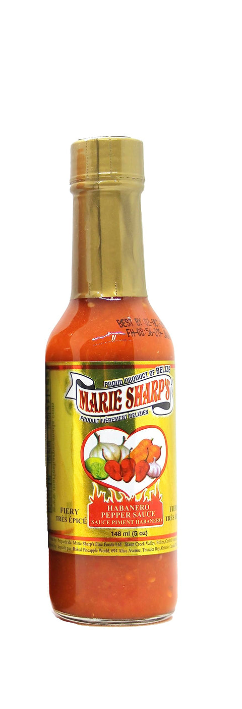 Marie Sharp's Little Berries Habanero Sauce Fireery (Spicy) 5.1 fl oz (148 ml) x 2 Bottles