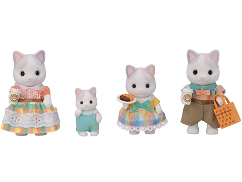 シルバニアファミリー 人形 【 ラテネコファミリー 】 FS-52 STマーク認証 3歳以上 おもちゃ ドールハウス Sylvanian Families エポック社 EPOCH