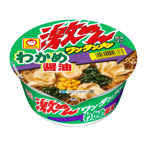 Maruchan Gekimen Wonton Men Wakame Soy Sauce, 2.9 oz (83 g) x 12