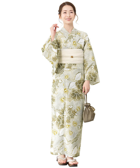[SOUBIEN] 蘇維恩 浴衣 3件套 分離式 新二部式浴衣 floro 女士 (浴衣/兵兒帶/平達收緊)