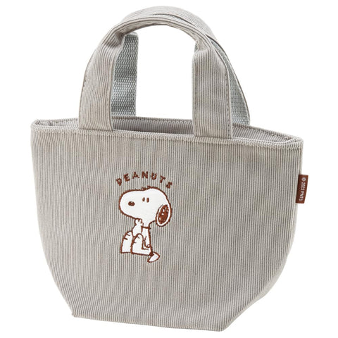 スケーター(Skater) コーデュロイ生地 保冷 保温 ランチバッグ ランチジャー スープジャー用 23.5×マチ11.5×高さ15.5cm スヌーピー KCOB1-A