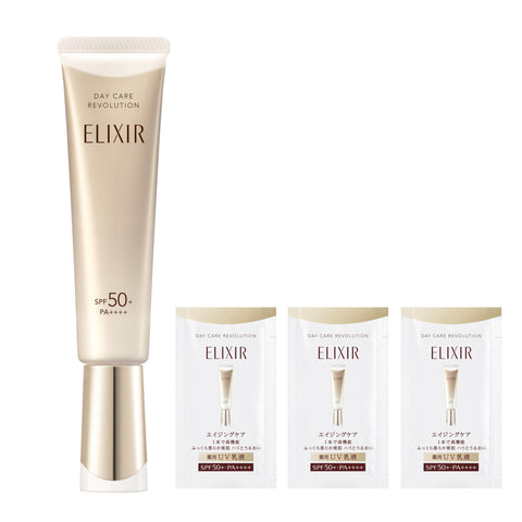 ELIXIR エリクシール デーケアレボリューション+ba 増量セット【医薬部外品】 3日分サンプル付き