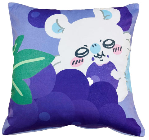 MORIPiLO 4621298 Morishita Chiikawa Cushion Cover, Purple, 17.7 x 17.7 inches (45 x 45 cm), Sofa, Backpack, Pillow, Character Goods, Small and Cute