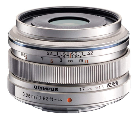 Olympus M.Zuiko 17mm f1.8 (Black) for Olympus and Panasonic Micro 4/3 Cameras - International Version (No Warranty)