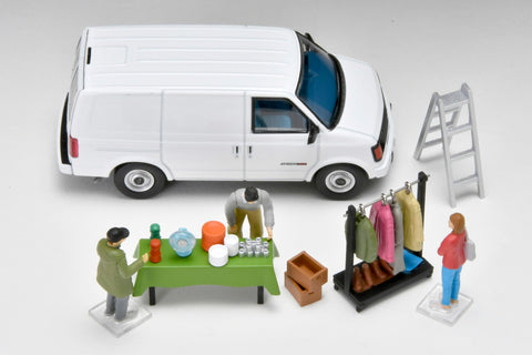 Tomytec 333845 Geo-Colle 64# Car Snap 26a Swap Meat ABS Plastic PVC Doll Accessory Set + 1/64 Scale Die-Cast Car Set