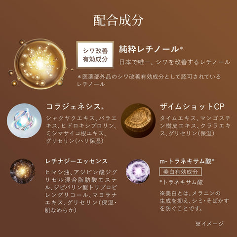 ELIXIR エリクシール レチノパワー リンクルクリーム ｂａ S 15g 本体 医薬部外品 アイクリーム シワ改善 レチノール 純粋レチノール 【2025年モデル】 シュペリエル 資生堂