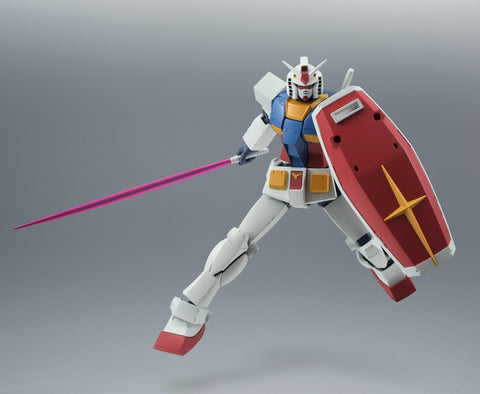 TAMASHII NATIONS Robot Spirits Mobile Suit Gundam RX-78-2 Gundam Version, A.N.I.M.E. (Resale Version), Approx. 4.9 inches (125 mm), PVC & ABS, Painted Action Figure