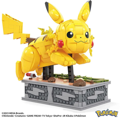 메가블룩스 (MEGA BLOKS) 포켓몬 피카츄가 달린다!무빙 피카츄 블록 세트, 피스 개수: 1095피스, 12세 이상, HGC23