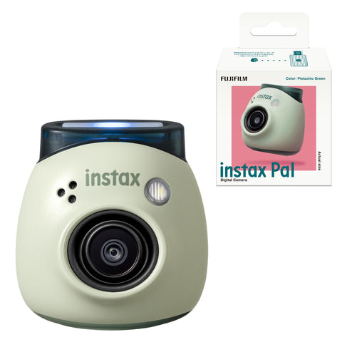 富士軟片(FUJIFILM) 趣奇 智慧型手機印表機 instax mini Link3 鼠尾草綠 INS MINI LINK3 S GREEN & 手掌大小相機 趣奇 INSTAX Pal 開心果綠 廣角鏡頭 多格式 INS PAL GREEN