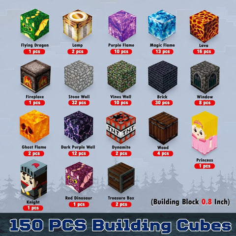150 Pcs マグネットブロック 磁石ブロック おもちゃ 子供 知育玩具 磁石ブロック マグネット 男の子と女の子 おもちゃ 誕生日プレゼント クリスマス ギフト 贈り物