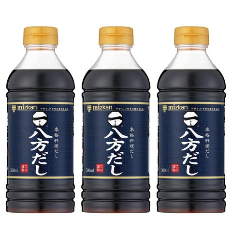 Mitsukan Happo Dashi, 16.9 fl oz (500 ml) x 3 Bottles, Noodle Soup