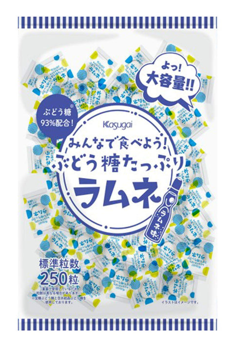 春日井制菓 大家一起吃吧! 富含葡萄糖的弹珠汽水 550克