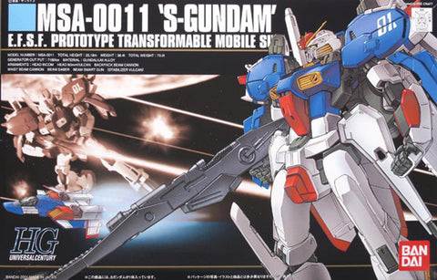 HGUC Gundam Sentinel MSA-0011 S Gundam 1/144 Scale Color-coded Plastic Model