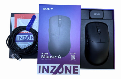 索尼(SONY) 游戏鼠标 INZONE Mouse-A :MSE-G500 Fnatic监修/USB Type-C电缆(USB-A - USB-C) 无线加密狗 同捆/轻量 约48.4g / 右撇子左右对称型/快速充电 / 5分钟充电可使用约10小时