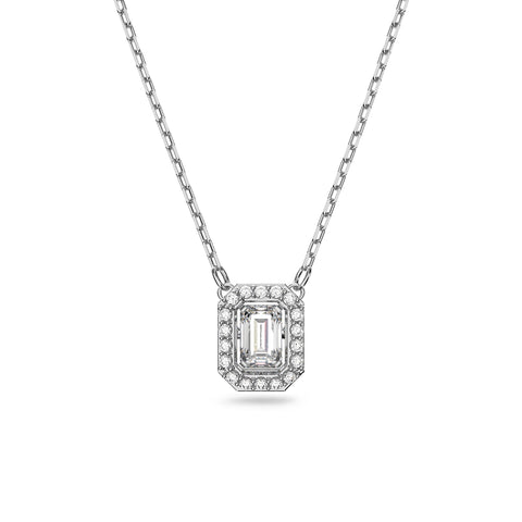 Millenia, Rhodium Plated, Zirconia, Crystal