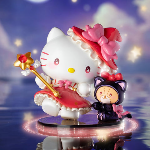 TOP TOY 三丽鸥 角色·星夜派对熊 系列【1件】扭蛋 百叶窗盒 手办 软乙烯基 PVC 高级 玩具 生日 礼物 黑米角色收藏家
