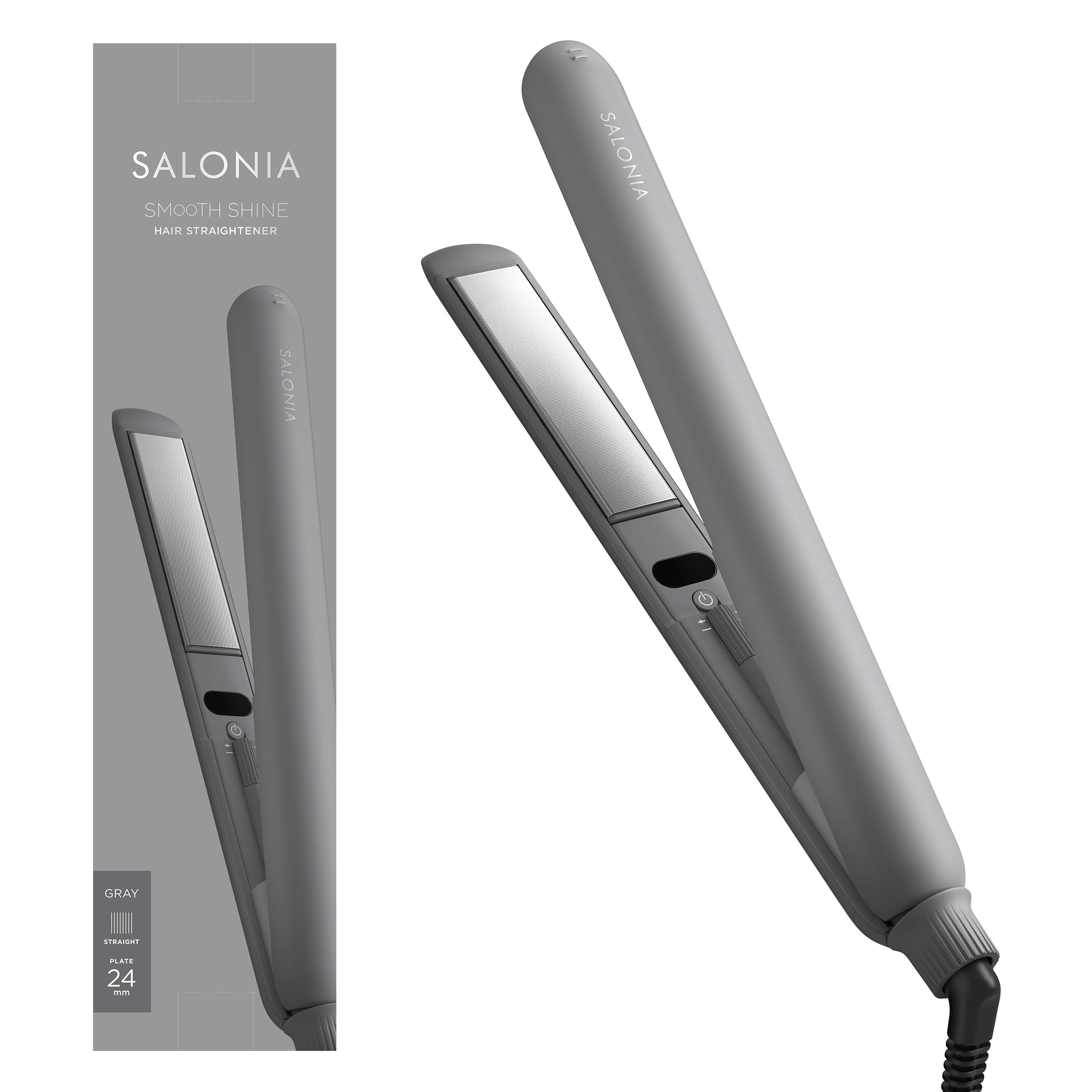 SALONIA サロニア スムースシャイン ストレートアイロン ヘアアイロン