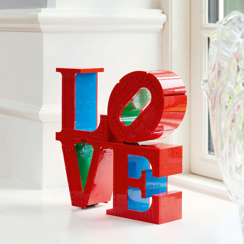 LEGO 樂高 樂高藝術 LOVE 玩具 生日 禮物 積木 男性 女性 室內裝潢 時尚 母親 31214