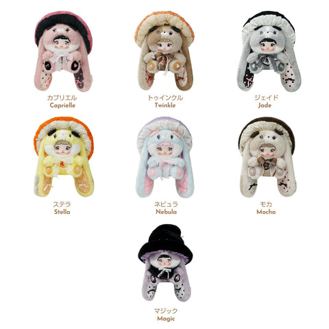 TOP TOY x Nommi "Mushroom Hat 400% Series Plush Toy, 1 Piece, Gacha Blind, Box Figure, Plastic Model, Premium Toy, Soft Toy, Birthday Gift, Original Character, Christmas Gift, Collector