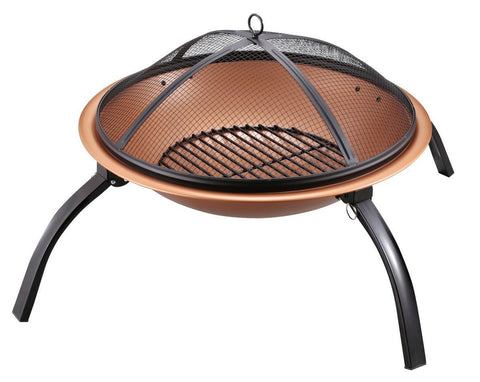 Captain Stag UG-29 Firepit Stove Grill Bonfire Stand Round
