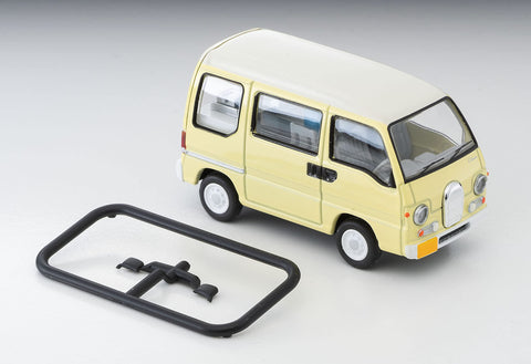 Geocore 321613 64 1/64 # Car Snap 15a Crepe Shop (Subaru Sambar Diaz Classic with Mobile Sales Vehicle) ABS / PVC Dolls / Accessories (Painted and Partially Assembled) + Diecast Finished Mini Car Set