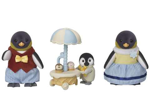 EPOCH Sylvanian Families FS-45 Penguin Family Dolls, Safety Toy Mark Certified, Toy for Ages 3 Years and Up, Dollhouse