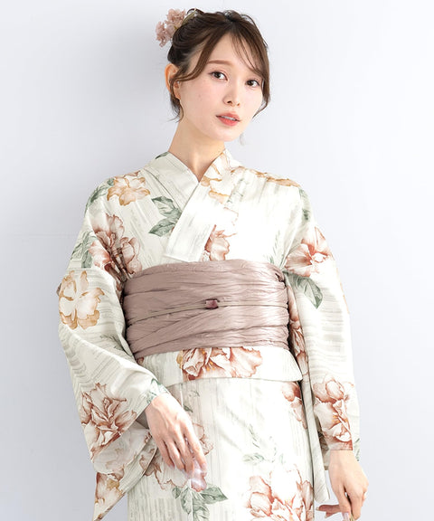[SOUBIEN] 苏维恩 浴衣 3件套 分体式 新二部式浴衣 floro 女士 (浴衣/兵儿带/平达收紧)