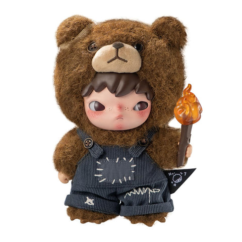 POP MART Hirono Living Wild Fight for Joy 毛绒玩具