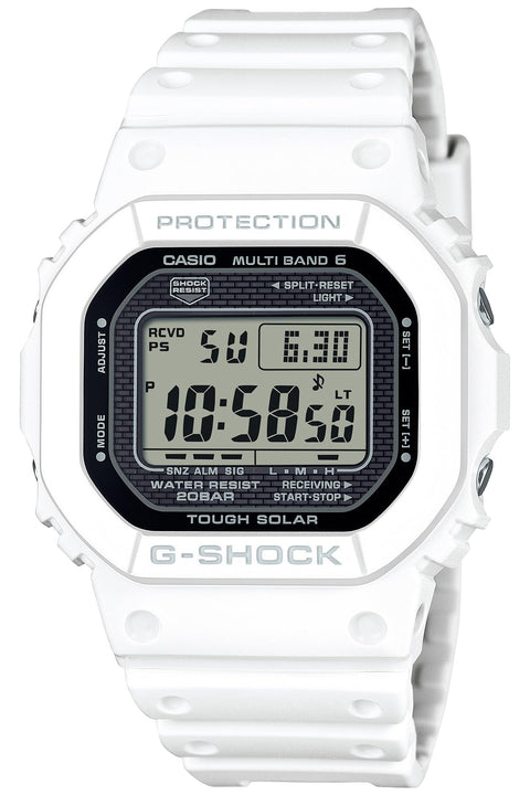 Casio 卡西欧 腕表 G-shock × 婴儿手表 电波太阳能 GW-M5610U / BGD-5650 2511NEW, 白色