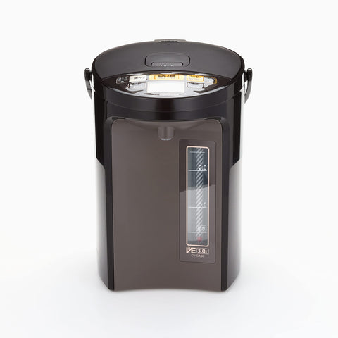 Zojirushi Electric Kettle, 3.0L, Yuyusei, Energy-Saving Type, VE Electric Thermos, 5 Temperature Settings, Brown, CV-GA30-TA