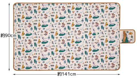 스케이터 (스케이터) 소프트 레저 시트 M 90×141cm 위니 더 푸 아웃도어 SVS15-A
