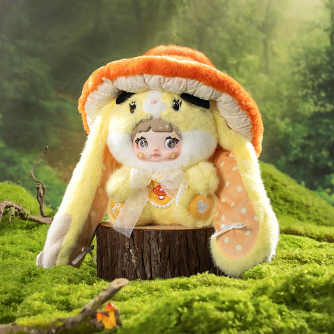 TOP TOY x Nommi "Mushroom Hat 400% Series Plush Toy, 1 Piece, Gacha Blind, Box Figure, Plastic Model, Premium Toy, Soft Toy, Birthday Gift, Original Character, Christmas Gift, Collector