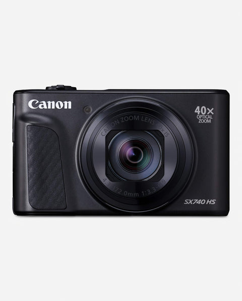Canon コンパクトデジタルカメラ PowerShot SX740 HS ブラック 光学40倍ズーム/4K動画/Wi-Fi対応 PSSX740HSBK