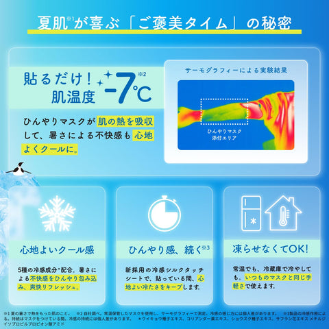 LuLuLun プレミアムルルルン ひんやりマスク 1枚入×5袋 フェイスパック 肌荒れ 毛穴 パック 顔 夏 冷感