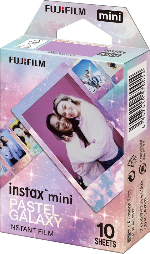 Fujifilm Instax Mini Pastel Galaxy WW 1 Instant Camera Film 10 Sheets