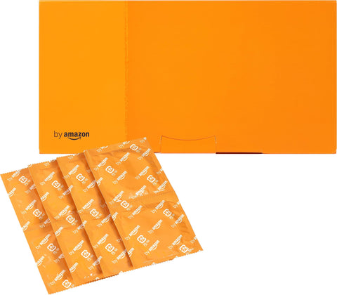 Amazon Natural Rubber Latex Condoms, Natural Fit Type, XL, 56 Condoms